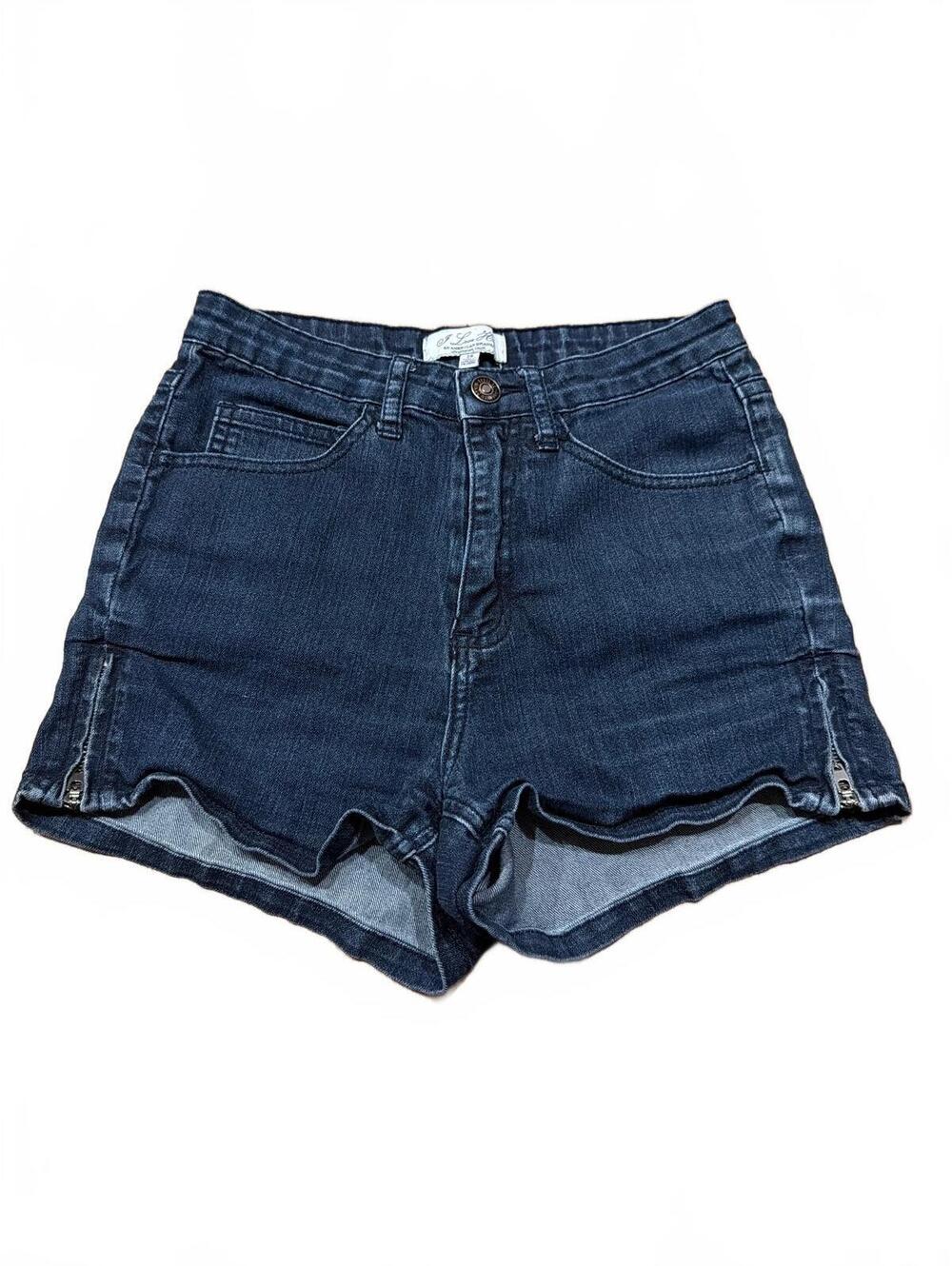 I Love H81 Denim Jean Shorts 26 high rise western festival club